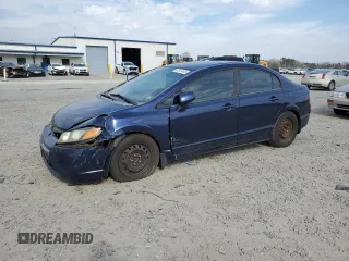 2008 Honda Civic LX with VIN 1HGFA16578L115139, listed as a Copart auction lot 47012465 with 144,960 mi miles and Salvage Title. Bid and sale history available at DreamBid. Image 1.
