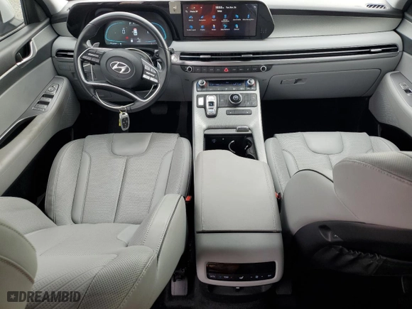2023 Hyundai Palisade SEL with VIN KM8R24GE4PU538645, listed as a Copart auction lot 82579194 with 16,546 mi miles and Salvage Title. Bid and sale history available at carsss.com. Image 8.