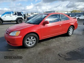 2003 Honda Civic EX with VIN 1HGEM21983L002649, listed as a Copart auction lot 47299475 with 218,024 mi miles and Salvage Title. Bid and sale history available at carsss.com. Image 1.