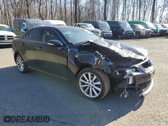 2010 Lexus IS 250 with VIN JTHCF5C20A5040491, listed as a Copart auction lot 53475435 with 153,298 mi miles and Salvage Title. Bid and sale history available at carsss.com. Image 4.