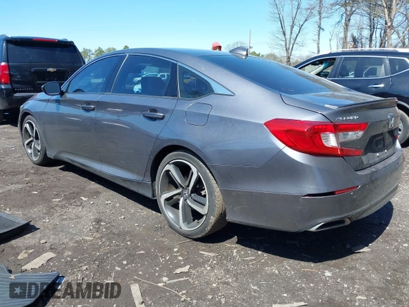 2019 Honda Accord Sport with VIN 1HGCV1F33KA135767, listed as a IAAI auction lot 41969916 with 65,302 mi miles and . Bid and sale history available at carsss.com. Image 3.