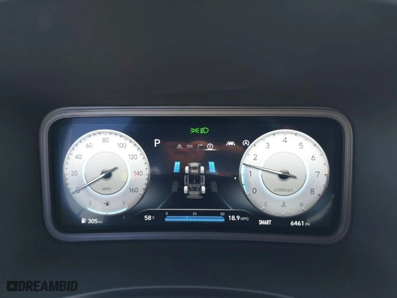 2023 Hyundai Kona Limited with VIN KM8K5CA38PU050101, listed as a IAAI auction lot 41270266 with 6,461 mi miles. Bid and sale history available at carsss.com. Image 7.