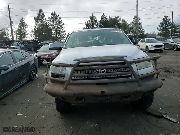 2008 Toyota Tundra 4WD Truck LTD with VIN 5TFDV58138X042985, listed as a Copart auction lot 43997215 with 156,184 mi miles and Salvage Title. Bid and sale history available at carsss.com. Image 10.