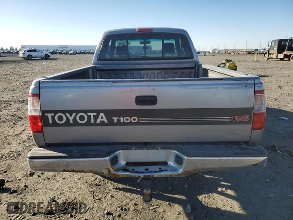 1997 Toyota T100 SR5 with VIN JT4UN24D6V0037539, listed as a Copart auction lot 42195245 with 364,681 mi miles and Salvage Title. Bid and sale history available at DreamBid. Image 6.