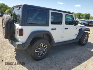 2018 Jeep Wrangler Unlimited Rubicon z VIN 1C4HJXFN3JW176213, wystawiony jako Copart lot #53963755 z przebiegiem 53 094 mil mil oraz Szkoda całkowita • Salvage title. Historia ofert i sprzedaży dostępna na DreamBid. Obrazek 3.