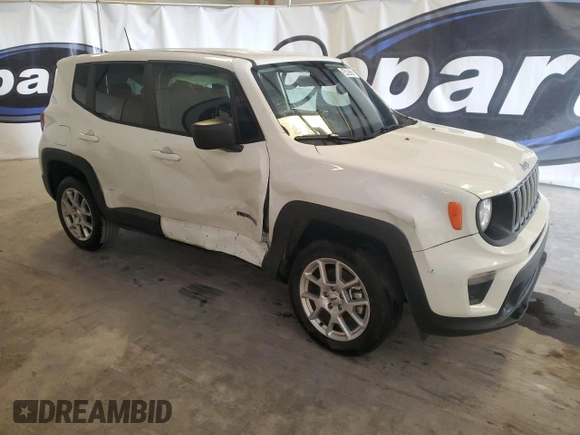 2023 Jeep Renegade Latitude with VIN ZACNJDB15PPP63553, listed as a Copart auction lot 54397375 with 38,923 mi miles and Clean Title. Bid and sale history available at carsss.com. Image 4.