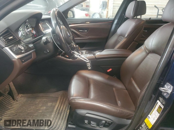 2015 BMW 5 Series 535d xDrive with VIN WBAFV3C55FD686488, listed as a Copart auction lot 56680554 with 109,023 mi miles and Salvage title. Bid and sale history available at DreamBid. Image 7.