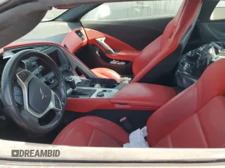 2015 Chevrolet Corvette Z51 3LT with VIN 1G1YM2D79F5107403, listed as a Copart auction lot 76190254 with 0 mi miles and Salvage Title. Bid and sale history available at carsss.com. Image 7.