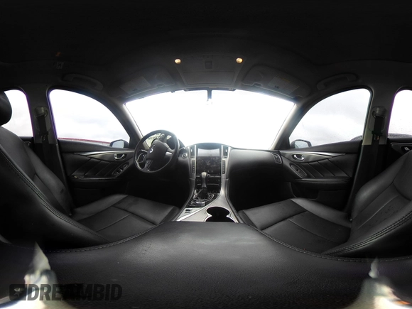2015 Infiniti Q50 with VIN JN1BV7AR6FM421919, listed as a IAAI auction lot 41078899 with 172,459 mi miles and . Bid and sale history available at carsss.com. Image 17.