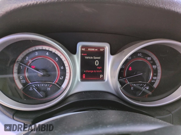 2019 Dodge Journey GT with VIN 3C4PDDEGXKT875575, listed as a Copart auction lot 53664045 with 65,268 mi miles and Salvage Title. Bid and sale history available at DreamBid. Image 9.