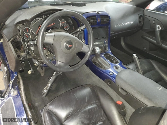 2006 Chevrolet Corvette with VIN 1G1YY26U165113218, listed as a Copart auction lot 78367554 with 0 mi miles and Salvage Title. Bid and sale history available at carsss.com. Image 8.