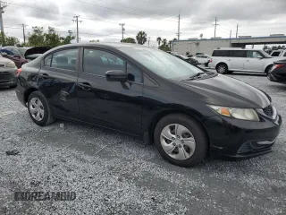 2015 Honda Civic Sedan LX with VIN 19XFB2F5XFE027337, listed as a Copart auction lot 52248465 with 89,604 mi miles and Salvage Title. Bid and sale history available at carsss.com. Image 4.