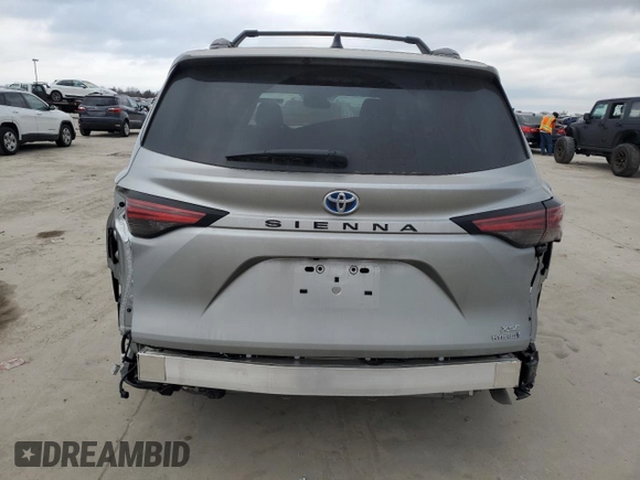 2024 Toyota Sienna XSE with VIN 5TDXRKEC5RS212017, listed as a Copart auction lot 85159734 with 0 mi miles and Salvage Title. Bid and sale history available at carsss.com. Image 6.