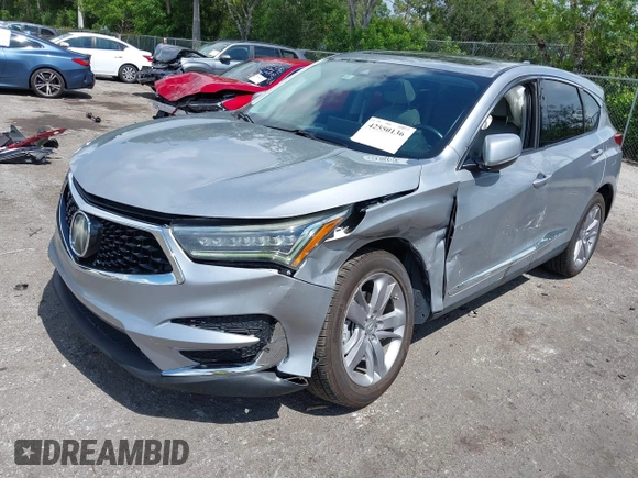 2019 Acura RDX Advance with VIN 5J8TC1H72KL007448, listed as a IAAI auction lot 42550136 with 31,638 mi miles and . Bid and sale history available at DreamBid. Image 6.