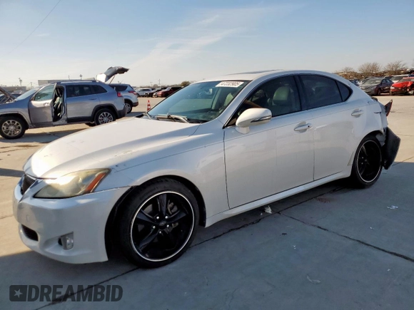 2010 Lexus IS 250 with VIN JTHBF5C25A5126925, listed as a Copart auction lot 47232905 with Not Provided miles and Salvage Title. Bid and sale history available at carsss.com. Image 1.