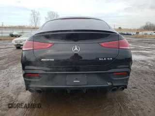 2023 Mercedes-Benz GLE 53 AMG with VIN 4JGFD6BB8PA858560, listed as a Copart auction lot 44594625 with 11,851 mi miles and Salvage title. Bid and sale history available at DreamBid. Image 6.