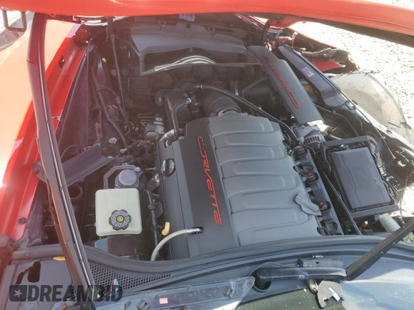 2014 Chevrolet Corvette 1LT with VIN 1G1YB2D71E5134308, listed as a Copart auction lot 59693705 with 72,822 mi miles and Salvage title. Bid and sale history available at DreamBid. Image 11.