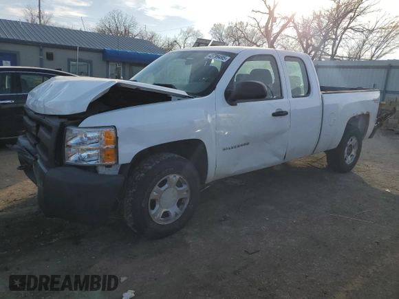 2011 Chevrolet Silverado 1500 Work Truck with VIN 1GCRKPE35BZ179955, listed as a Copart auction lot 43799495 with 212,294 mi miles and Salvage Title. Bid and sale history available at DreamBid. Image 1.