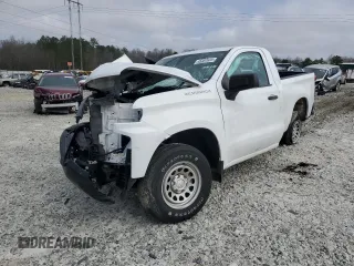 2020 Chevrolet Silverado 1500 Work Truck with VIN 3GCNWAEF5LG146627, listed as a Copart auction lot 45207925 with Not Provided miles and Salvage Title. Bid and sale history available at carsss.com. Image 1.