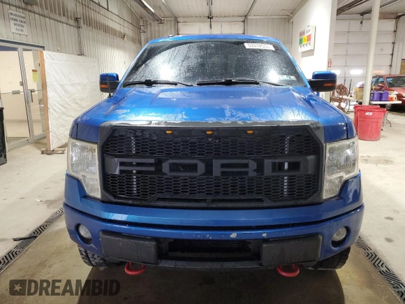 2011 Ford F-150 XLT with VIN 1FTFW1ET2BFC32004, listed as a Copart auction lot 53312555 with 146,096 mi miles and Salvage Title. Bid and sale history available at carsss.com. Image 5.