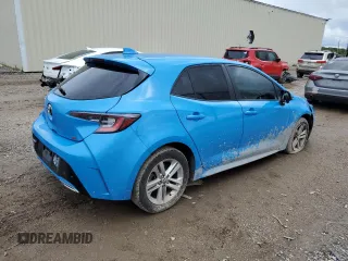 2020 Toyota Corolla Hatchback SE with VIN JTND4RBE8L3089060, listed as a Copart auction lot 68711174 with 142,431 mi miles and Salvage Title. Bid and sale history available at carsss.com. Image 3.