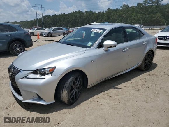 2016 Lexus IS 200t with VIN JTHBA1D21G5017179, listed as a Copart auction lot 59619775 with 63,832 mi miles and Salvage title. Bid and sale history available at DreamBid. Image 1.