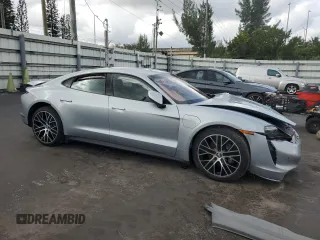 2021 Porsche Taycan with VIN WP0AA2Y12MSA14358, listed as a Copart auction lot 89400085 with 30,596 mi miles and Clean Title. Bid and sale history available at DreamBid. Image 4.