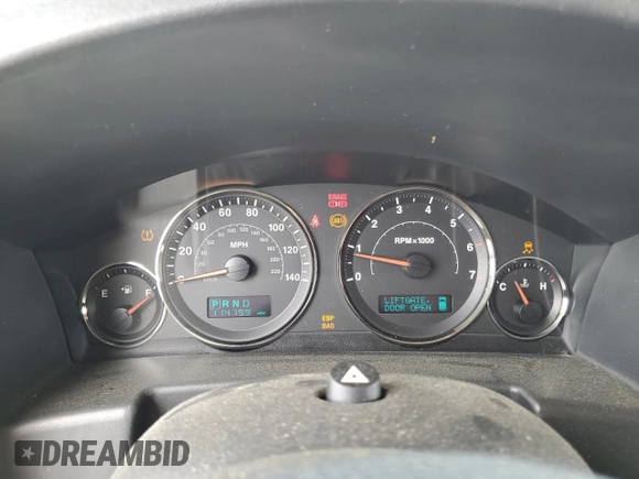 2006 Jeep Commander with VIN 1J8HG48K16C228374, listed as a Copart auction lot 53784465 with 114,799 mi miles and Salvage Title. Bid and sale history available at DreamBid. Image 9.