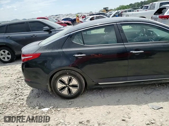 2013 Kia Optima Hybrid LX with VIN KNAGM4AD2D5062209, listed as a Copart auction lot 55801604 with 204,150 mi miles and Salvage Title. Bid and sale history available at carsss.com. Image 11.