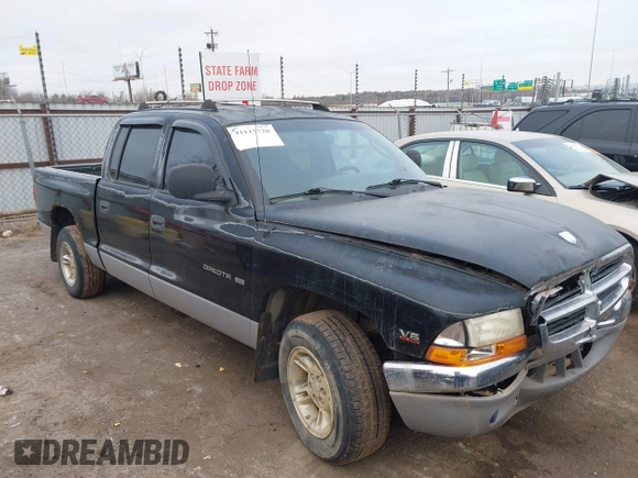 2000 Dodge Dakota Sport with VIN 1B7GL2AX4YS607628, listed as a IAAI auction lot 41115728 with Not provided miles and . Bid and sale history available at DreamBid. Image 1.