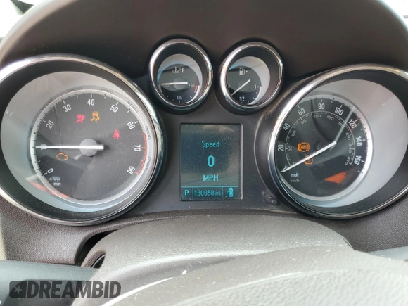 2016 Buick Verano Group with VIN 1G4PS5SK1G4146961, listed as a Copart auction lot 55554205 with 130,858 mi miles and Salvage title. Bid and sale history available at DreamBid. Image 9.