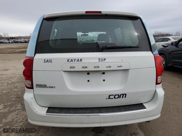 2014 Dodge Grand Caravan SE with VIN 2C4RDGBG3ER475976, listed as a Copart auction lot 47934265 with 113,524 mi miles and Salvage Title. Bid and sale history available at carsss.com. Image 6.