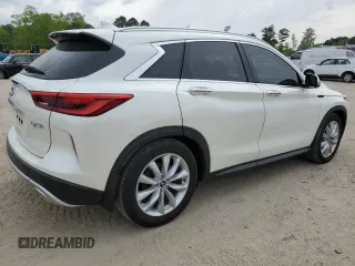 2019 Infiniti QX50 Essential with VIN 3PCAJ5M38KF121754, listed as a Copart auction lot 53316185 with 50,966 mi miles and Salvage title. Bid and sale history available at DreamBid. Image 3.