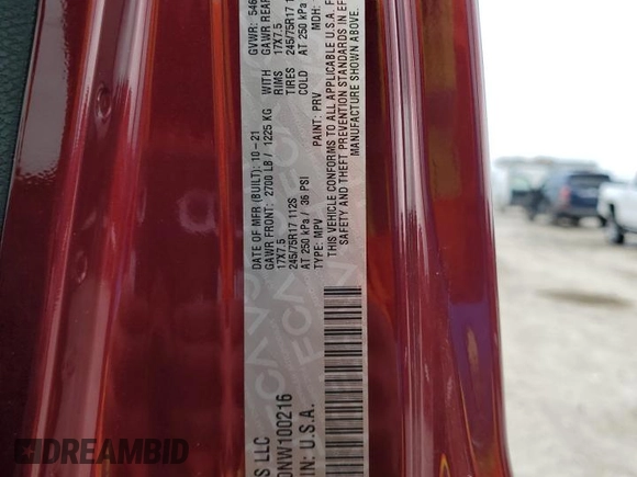 2022 Jeep Wrangler Unlimited Sport with VIN 1C4HJXDG0NW100216, listed as a Copart auction lot 47610405 with 18,324 mi miles and Clean Title. Bid and sale history available at DreamBid. Image 13.