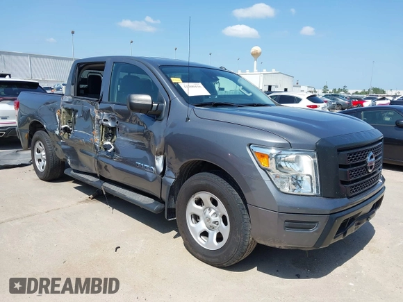2020 Nissan Titan S with VIN 1N6AA1EE7LN504559, listed as a IAAI auction lot 42200436 with 65,925 mi miles and . Bid and sale history available at DreamBid. Image 1.