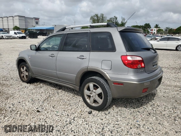 2005 Mitsubishi Outlander XLS with VIN JA4LX41F55U038885, listed as a Copart auction lot 69919634 with 226,563 mi miles and Salvage Title. Bid and sale history available at carsss.com. Image 2.