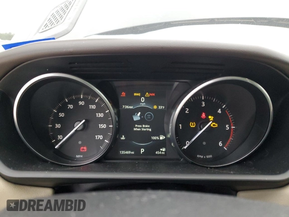 2017 Land Rover Range Rover Sport HSE with VIN SALWR2FK6HA129458, listed as a Copart auction lot 46280735 with 135,469 mi miles and Salvage Title. Bid and sale history available at carsss.com. Image 9.