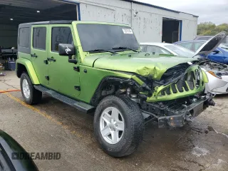 2018 Jeep Wrangler JK Unlimited Sahara with VIN 1C4BJWEG3JL840921, listed as a Copart auction lot 72616184 with 85,179 mi miles and Salvage Title. Bid and sale history available at carsss.com. Image 4.
