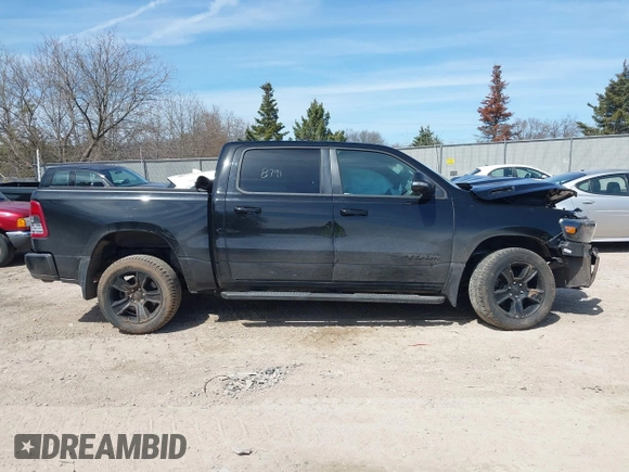 2022 Ram 1500 Big Horn with VIN 1C6SRFFT5NN283063, listed as a IAAI auction lot 42028791 with Not provided miles and . Bid and sale history available at DreamBid. Image 14.