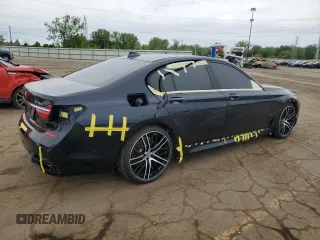 2018 BMW 7 Series 750i xDrive z VIN WBA7B0C52JG527205, wystawiony jako Copart lot #57452265 z przebiegiem 120 655 mil mil oraz Czysty tytuł • Clean title. Historia ofert i sprzedaży dostępna na DreamBid. Obrazek 3.