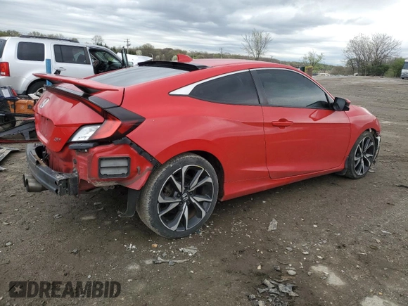 2018 Honda Civic Si z VIN 2HGFC3A56JH752801, wystawiony jako Copart lot #50408255 z przebiegiem 129 575 mil mil oraz Szkoda całkowita • Salvage title. Historia ofert i sprzedaży dostępna na DreamBid. Obrazek 3.