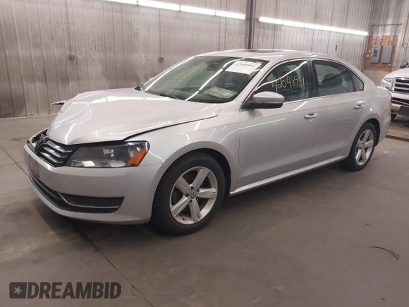 2013 Volkswagen Passat SE with VIN 1VWBH7A39DC145297, listed as a IAAI auction lot 42048991 with 146,897 mi miles and . Bid and sale history available at DreamBid. Image 2.