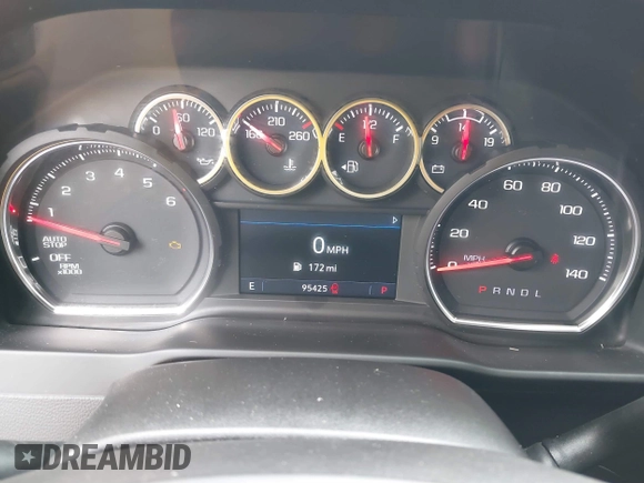 2020 Chevrolet Silverado 1500 LT with VIN 1GCPWCED0LZ327797, listed as a IAAI auction lot 41791760 with 95,425 mi miles. Bid and sale history available at carsss.com. Image 7.