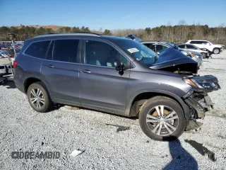 2017 Honda Pilot EX-L with VIN 5FNYF5H54HB041176, listed as a Copart auction lot 45532515 with Not Provided miles and Salvage Title. Bid and sale history available at carsss.com. Image 4.