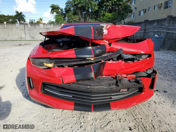 2018 Chevrolet Camaro 1LT with VIN 1G1FB3DXXJ0106642, listed as a Copart auction lot 43841085 with 66,467 mi miles and Salvage Title. Bid and sale history available at carsss.com. Image 5.