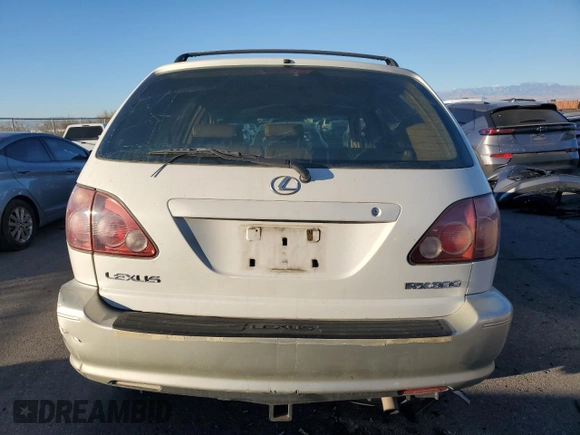 1999 Lexus RX 300 Luxury SUV with VIN JT6HF10U1X0066391, listed as a Copart auction lot 83659264 with 0 mi miles and Salvage Title. Bid and sale history available at carsss.com. Image 6.