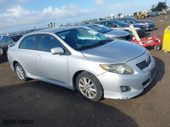 2010 Toyota Corolla with VIN 1NXBU4EE7AZ196856, listed as a IAAI auction lot 41925294 with 140,842 mi miles. Bid and sale history available at carsss.com. Image 1.