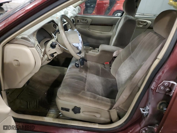 2001 Chevrolet Impala with VIN 2G1WF55E919116002, listed as a Copart auction lot 41787845 with 0 mi miles and Salvage Title. Bid and sale history available at carsss.com. Image 7.