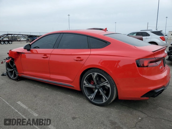 2019 Audi RS 5 Sportback z VIN WUABWCF50KA903230, wystawiony jako Copart lot #53133505 z przebiegiem 55 342 mil mil oraz Szkody całkowita. Historia ofert i sprzedaży dostępna na DreamBid. Obrazek 2.