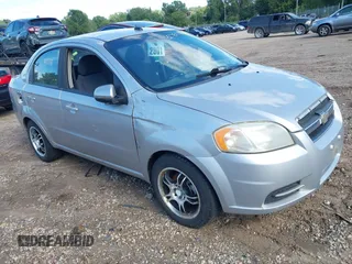 2009 Chevrolet Aveo 1LT with VIN KL1TD56E79B621570, listed as a IAAI auction lot 42781778 with 131,859 mi miles and . Bid and sale history available at DreamBid. Image 1.